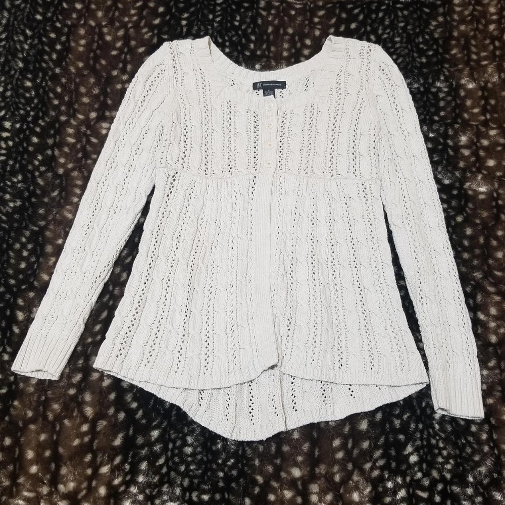 I.N.C. International Concepts babydoll sweater cardigan